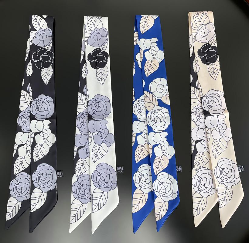 Scarves Bag Scarf Women Twill Silk Skinny Ladies Flowers Design Wrist Towel Foulard Neckerchief Headband
Scarves Bag Scarf Women Twill Silk Skinny Ladies Flowers Design Wrist Towel Foulard Neckerchief Headband