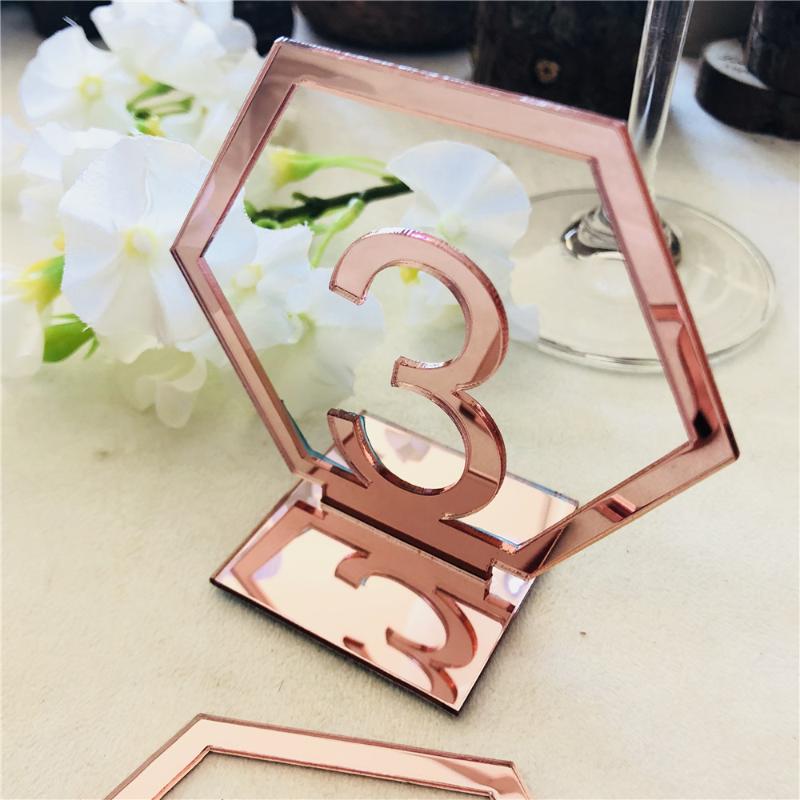 Party Favor 9CM Hexagon Table Number Signs Wedding Birthday Mirror Gold/Silver/Rose Gold Acrylic Centerpiece Decoration
Party Favor 9CM Hexagon Table Number Signs Wedding Birthday Mirror Gold/Silver/Rose Gold Acrylic Centerpiece Decoration