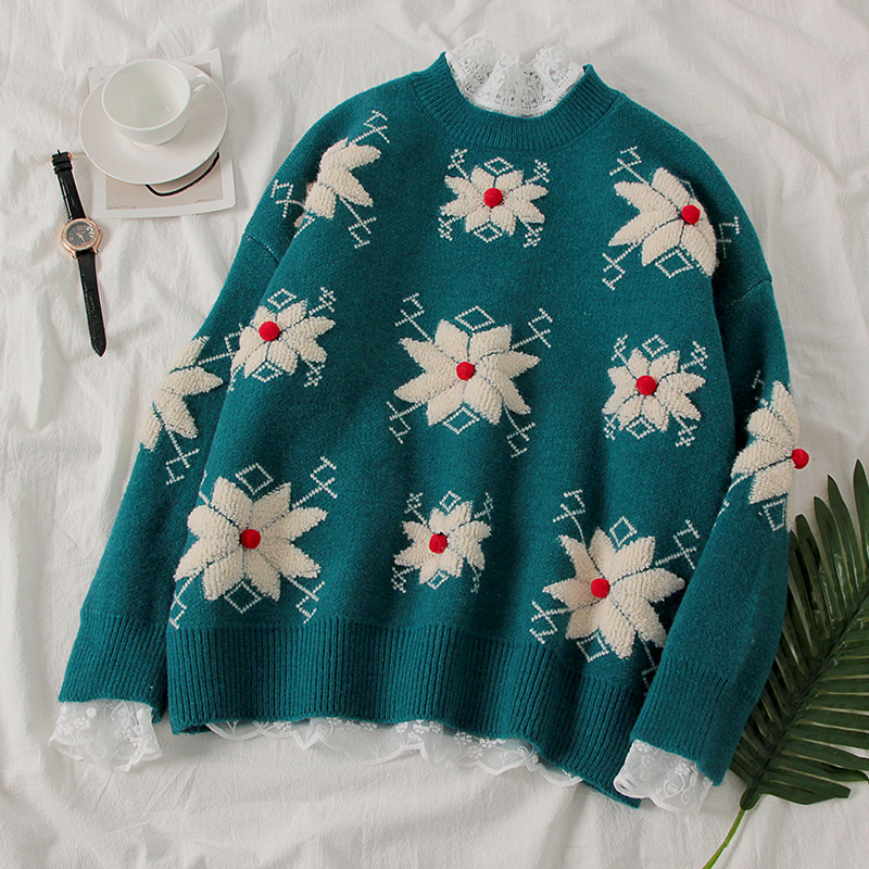 2021 Vintage Female Pullovers Casual Geometric Retro-lazy Harajuku Style Women Chic New Tops 44pc, Red
2021 Vintage Female Pullovers Casual Geometric Retro-lazy Harajuku Style Women Chic New Tops 44pc, Red