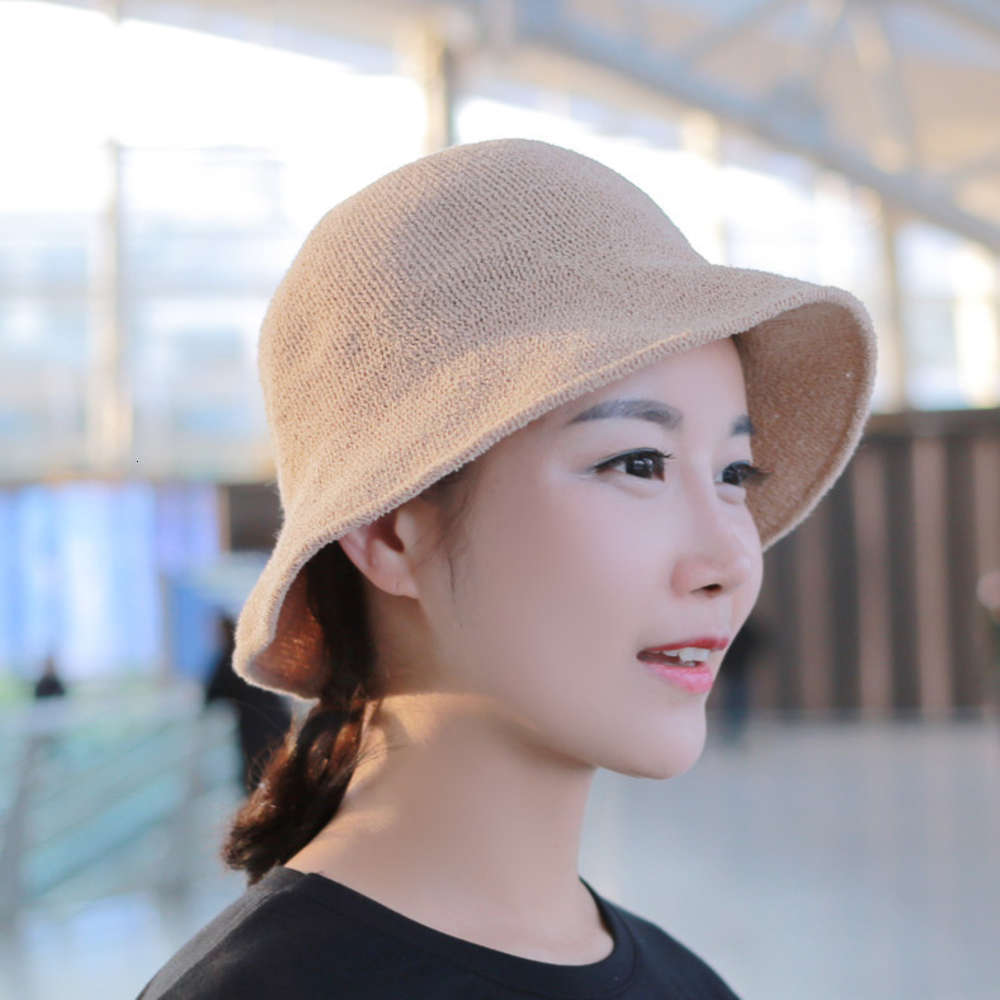 Cotton and hemp sunshade female fisherman's knitting basin Korean sunscreen foldable art gift hat autumn, Blue;gray
Cotton and hemp sunshade female fisherman's knitting basin Korean sunscreen foldable art gift hat autumn, Blue;gray