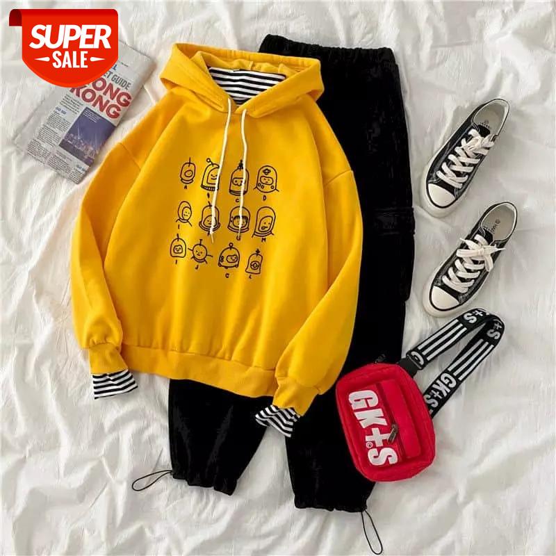 Fake 2 Piece Set Women Sets Clothes 2021 Autumn/winter New Plus Velvet Thick Girl Student Korean Loose Overalls Two-piece Suit #lk1T, Black;white
Fake 2 Piece Set Women Sets Clothes 2021 Autumn/winter New Plus Velvet Thick Girl Student Korean Loose Overalls Two-piece Suit #lk1T, Black;white