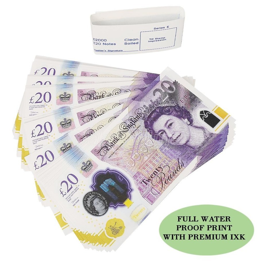 Play Paper Printed Money Toys Uk Pounds GBP British 10 20 50 commemorative Prop Money toy For Kids Christmas Gifts or Video Film
Play Paper Printed Money Toys Uk Pounds GBP British 10 20 50 commemorative Prop Money toy For Kids Christmas Gifts or Video Film