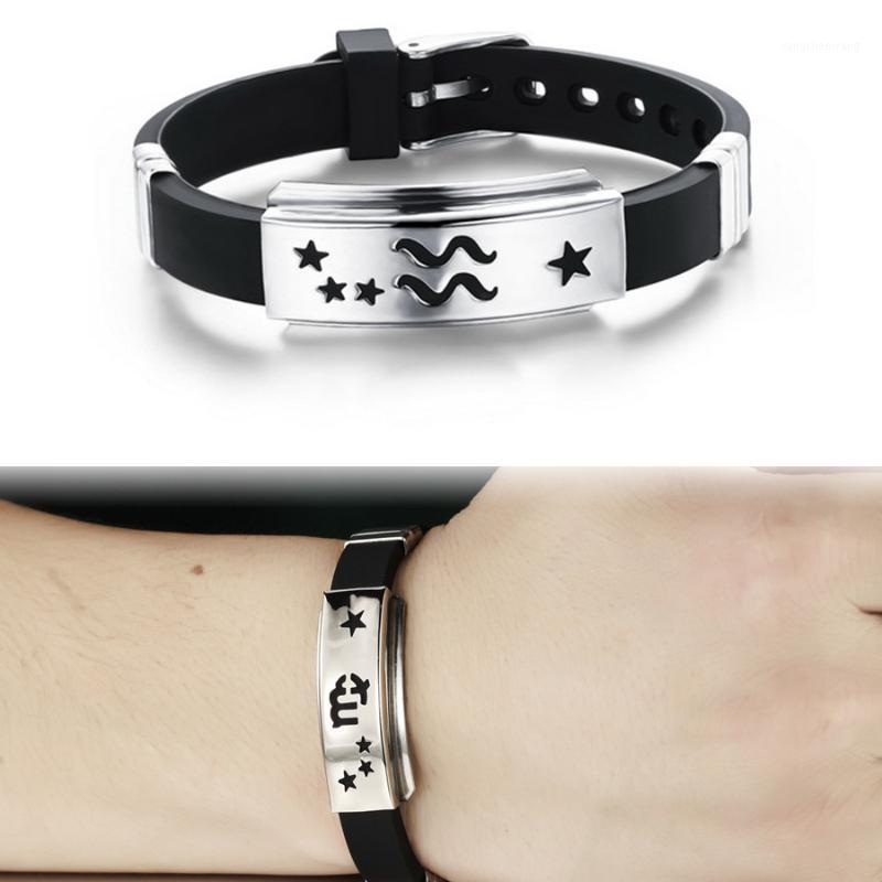 Genuine Silicone - Men Fashion JEWELRY Wristlet Bracelet Bangles 12 Constellation Taurus Gemini Leo Virgo Libra Scorpio Bangle
Genuine Silicone - Men Fashion JEWELRY Wristlet Bracelet Bangles 12 Constellation Taurus Gemini Leo Virgo Libra Scorpio Bangle
