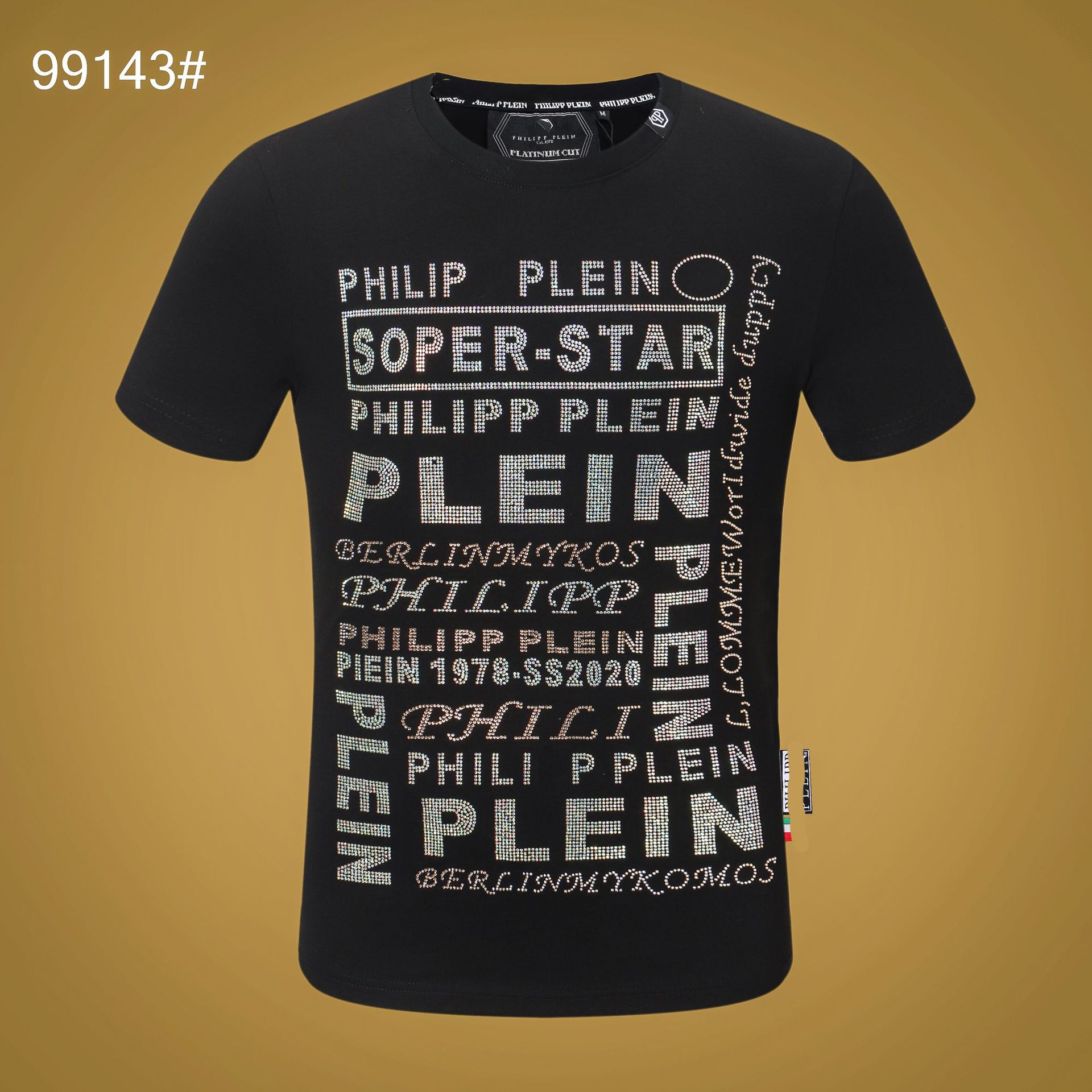 Trendy brand high-quality P hot-selling diamond Taroke Philiplan new hot style men's round neck short-sleeved T-shirt #124, Black
Trendy brand high-quality P hot-selling diamond Taroke Philiplan new hot style men's round neck short-sleeved T-shirt #124, Black