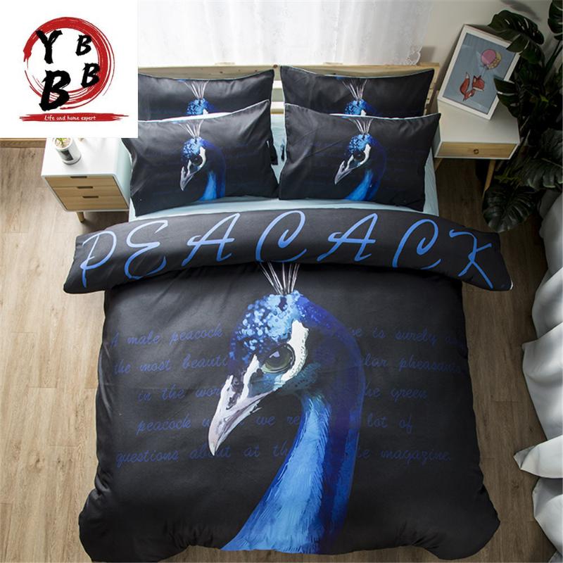 Bedding Sets Fashion Simple Style Quilt Cover Digital Printing Peacock Pattern Set US Australia UK Country Size 3PCS Bedclothes, Style 2
Bedding Sets Fashion Simple Style Quilt Cover Digital Printing Peacock Pattern Set US Australia UK Country Size 3PCS Bedclothes, Style 2