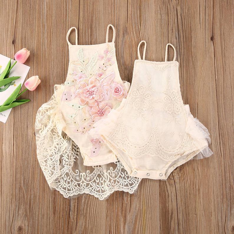 Rompers Baby Girl Romper Floral Lace Embroidery Jumpsuit Bodysuit Princess Dress Summer Girls Outfit Clothes, Pink
Rompers Baby Girl Romper Floral Lace Embroidery Jumpsuit Bodysuit Princess Dress Summer Girls Outfit Clothes, Pink