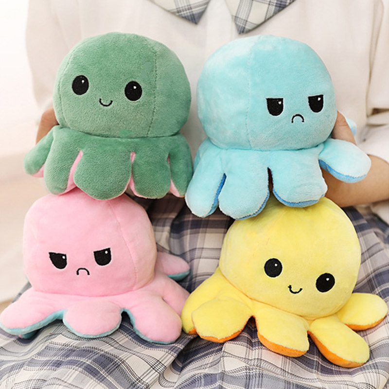 Hot Item 23 Styles Reversible Flip Octopus Stuffed Doll Soft Double-sided Expression Plush Toy Baby Kids Gift Doll New Year Festival Party, Color 1 mixed
Hot Item 23 Styles Reversible Flip Octopus Stuffed Doll Soft Double-sided Expression Plush Toy Baby Kids Gift Doll New Year Festival Party, Color 1 mixed
