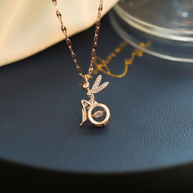 Pendant Necklaces Stainless Steel Necklace Female Girl Smart Style Clavicle Chain Sweet Temperament Simple Ms Birthday Gift
Pendant Necklaces Stainless Steel Necklace Female Girl Smart Style Clavicle Chain Sweet Temperament Simple Ms Birthday Gift