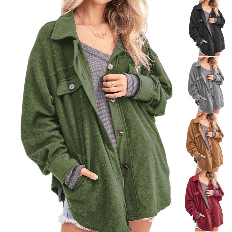Women' Suits & Blazers Autumn And Winter Clothing Urban Casual Fashion Lapel Fleece Single-breasted Solid Color Cardigan Jacket Ladies Top, Yqh-sy20211019
Women' Suits & Blazers Autumn And Winter Clothing Urban Casual Fashion Lapel Fleece Single-breasted Solid Color Cardigan Jacket Ladies Top, Yqh-sy20211019