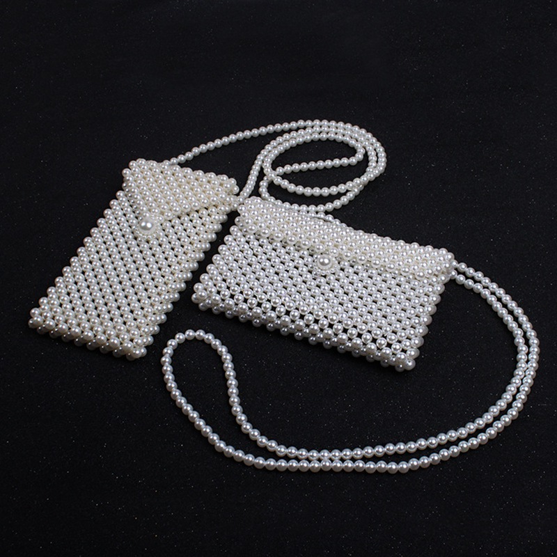 Retro Handmade Pearl Messenger Bag Mini Designer Handbag Shoulder Bag Girls Lady Kids Elegant Ins Coin Purses HHA725 designer handbags, Black
Retro Handmade Pearl Messenger Bag Mini Designer Handbag Shoulder Bag Girls Lady Kids Elegant Ins Coin Purses HHA725 designer handbags, Black
