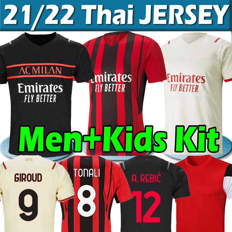 2021 2022 AC jersey Rossoneri Fans Player version soccer jerseys 21/22 IBRAHIMOVIC TONALI REBIC M.MAIGNAN ROMAGNOLI ÇALHANOGLU football shirts men kid Uniformi, 21 22 away
2021 2022 AC jersey Rossoneri Fans Player version soccer jerseys 21/22 IBRAHIMOVIC TONALI REBIC M.MAIGNAN ROMAGNOLI ÇALHANOGLU football shirts men kid Uniformi, 21 22 away