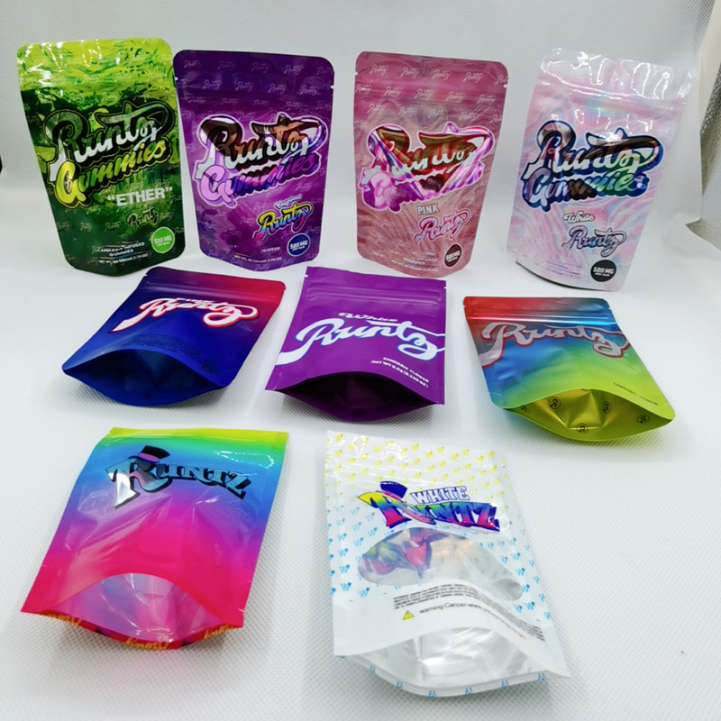 Runtz Packaging Bag Empty Stand Up Ziplock Mylar Bags Reseable Pouch Childproof Edibles 3.5g Zipper Packages for Dry Herb Nut Chip от DHgate WW