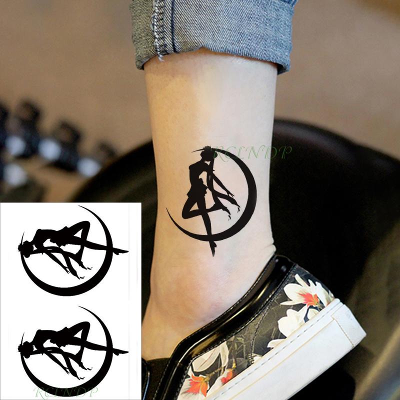 Temporary Tattoos Waterproof Tattoo Sticker Moon Dancing Girl Black Fake Tatto Flash Tatoo Hand Leg Arm Back For Kid Men Women Child
Temporary Tattoos Waterproof Tattoo Sticker Moon Dancing Girl Black Fake Tatto Flash Tatoo Hand Leg Arm Back For Kid Men Women Child
