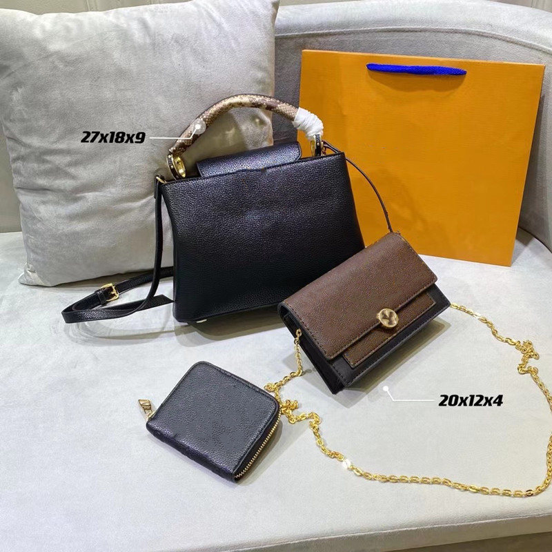 News Fashion combination high quality Lou vdeng women's bag Vintage luxury designer original Leather Messenger Shoulder zipper portable beauty (three in one), Split
News Fashion combination high quality Lou vdeng women's bag Vintage luxury designer original Leather Messenger Shoulder zipper portable beauty (three in one), Split
