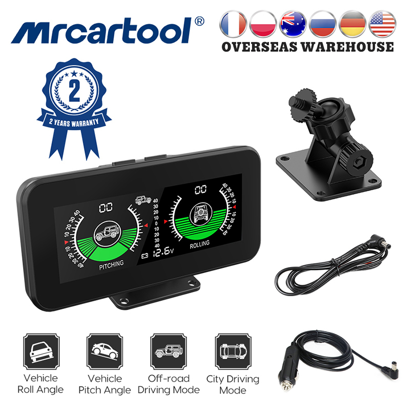 MRCARTOOL M50 Car Compass Pitch Tilt Angle Protractor Inclinometer HUD off road Accessories Intelligent GPS Slope Meter
MRCARTOOL M50 Car Compass Pitch Tilt Angle Protractor Inclinometer HUD off road Accessories Intelligent GPS Slope Meter