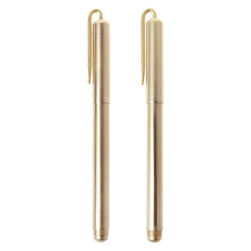 Retro Gold Brass Black Ink Ballpoint Pen Handmade With Clip Office School Supplies Stationery, Mirror
Retro Gold Brass Black Ink Ballpoint Pen Handmade With Clip Office School Supplies Stationery, Mirror