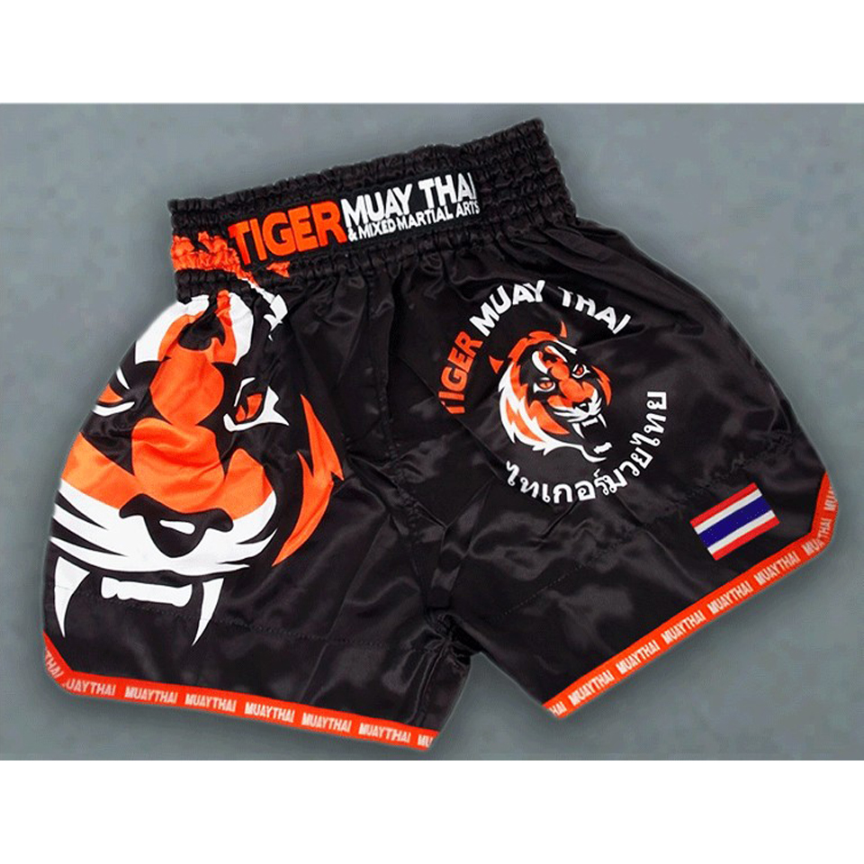 Muay MMA Tiger Thai boxing match Sanda training breathable shorts muay thai clothing boxing Tiger Muay Thai mma C0222