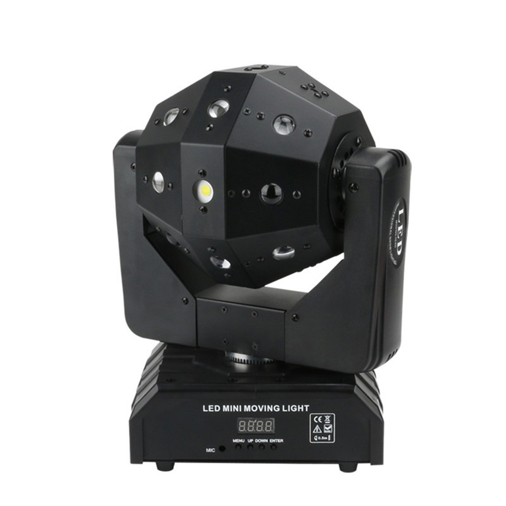 HOHAO Professional DJ 16x3w 3in1 LED Beam Laser Strobe Moving Head Football Stage Lighting Disco Ball Lights Dmx512 Dj Nightclub Party Wedding Ktv Bar