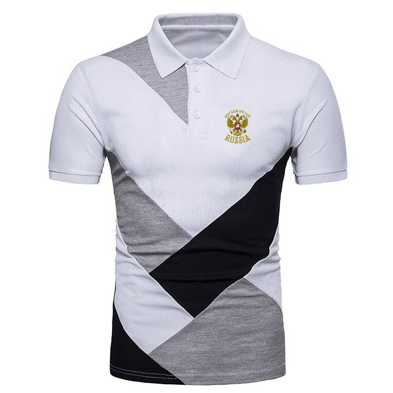 Men' Polos 2021 Russia Badge Men Gold Eagle Shirt Contrast Color Clothing Summer Streetwear Fashion Classic Print Top
Men' Polos 2021 Russia Badge Men Gold Eagle Shirt Contrast Color Clothing Summer Streetwear Fashion Classic Print Top