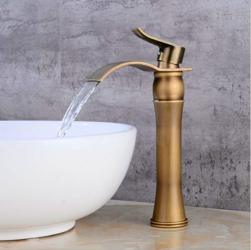 2021 New Single Handle Antique Bronze Basin Mixer Tap Hot & Cold Bathroom Faucets Sink Waterfall Faucet Drain 7flb
2021 New Single Handle Antique Bronze Basin Mixer Tap Hot & Cold Bathroom Faucets Sink Waterfall Faucet Drain 7flb