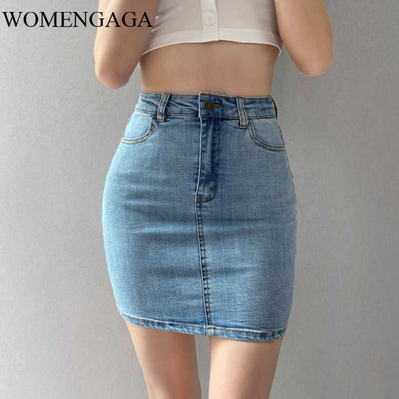 WOMENGAGA American High Waist Elastic Hip Mini Skirt Slim A-line Short Shows Thin Button Denim Skirts 61S8 210603, Gray
WOMENGAGA American High Waist Elastic Hip Mini Skirt Slim A-line Short Shows Thin Button Denim Skirts 61S8 210603, Gray