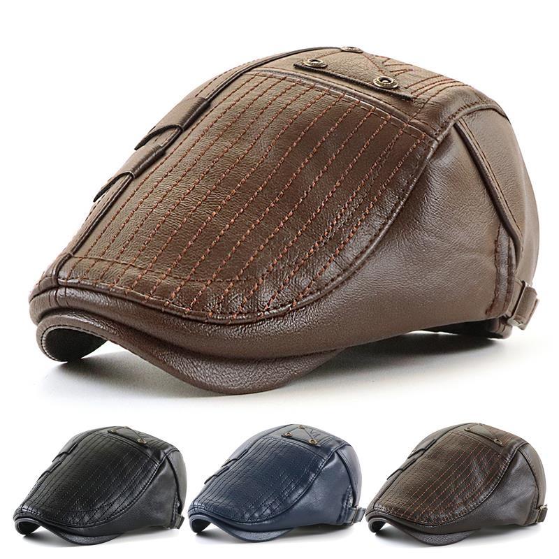 Berets 2021 Autumn And Winter Top Grade Leather Ivy Hat Male Leisure Sboy Cap Man Big Size PU Beret 56-60cm, Black
Berets 2021 Autumn And Winter Top Grade Leather Ivy Hat Male Leisure Sboy Cap Man Big Size PU Beret 56-60cm, Black