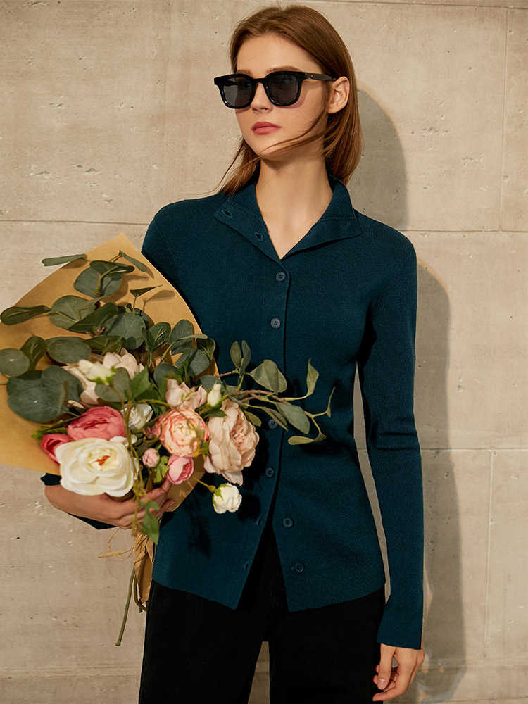 Minimalism Autumn Winter Women's Sweater Causal Solid Slim Fit Turtleneck Female Pullover Tops 12030549 210527