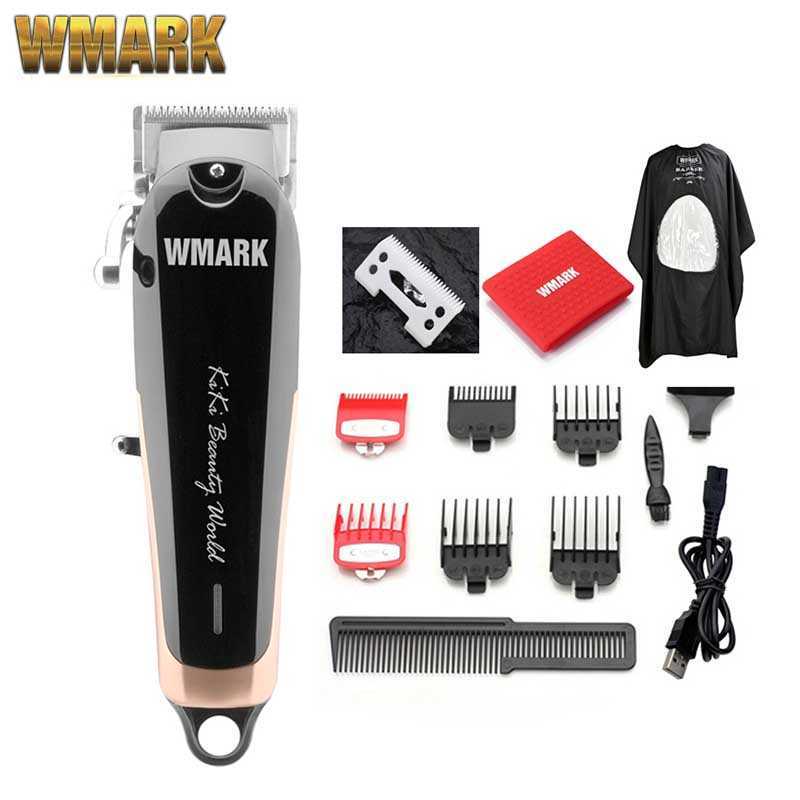 WMARK NG-103Plus Professional Cordless Hair Clippers Cutter Cutting Machine Trimmer 6500 rpm 220106