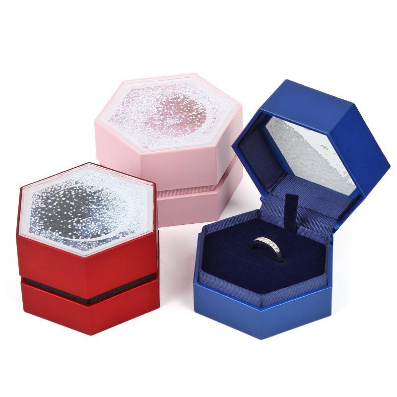Jewelry Pouches, Bags Storage Box Proposal Ring Gift Hexagonal Quicksand Collection, Pink;blue
Jewelry Pouches, Bags Storage Box Proposal Ring Gift Hexagonal Quicksand Collection, Pink;blue
