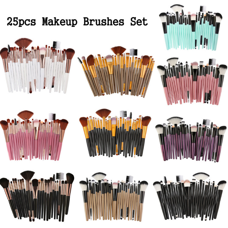 25pcs Foundation Makeup Professional Make Up Brushes Set Eye Face Powder Brush brocha de maquillaje Kit MAG5484
25pcs Foundation Makeup Professional Make Up Brushes Set Eye Face Powder Brush brocha de maquillaje Kit MAG5484