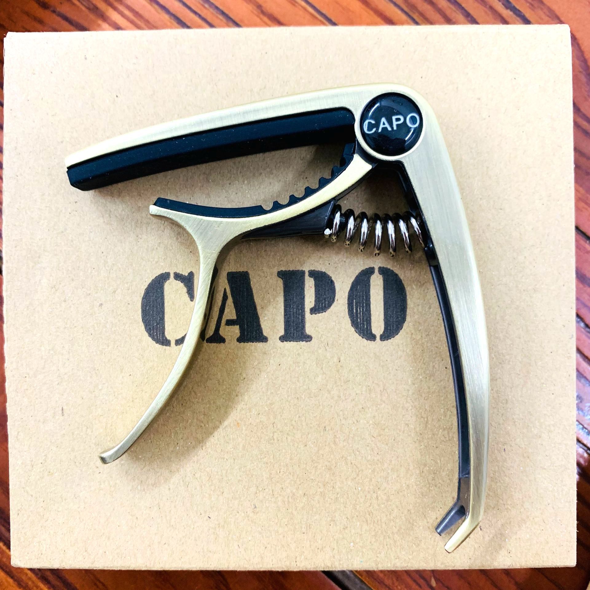 Newest Alloy guitar capo Adjustable clip for guitar Folk and electric guitars capos with box