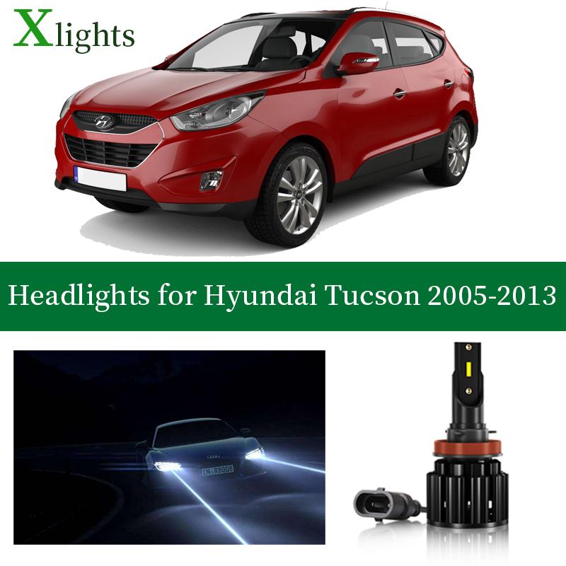 Car Headlights Xlights For Tucson 2005 2006 2007 2008 2009 2010 2011 2012 2013 LED Headlight Bulb Low High Beam Lamp Headlamp Light
Car Headlights Xlights For Tucson 2005 2006 2007 2008 2009 2010 2011 2012 2013 LED Headlight Bulb Low High Beam Lamp Headlamp Light