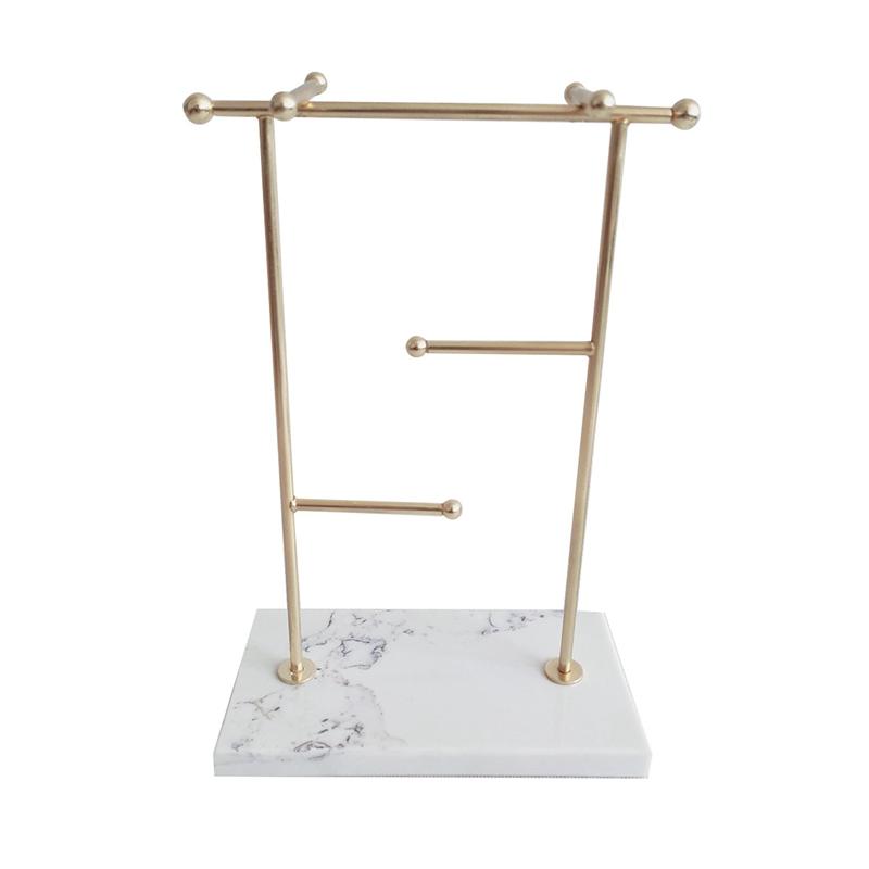 Nordic Marble Jewelry Rack Creative Electroplated Iron Storage Dressing Room Decoration Finishing Rack
Nordic Marble Jewelry Rack Creative Electroplated Iron Storage Dressing Room Decoration Finishing Rack