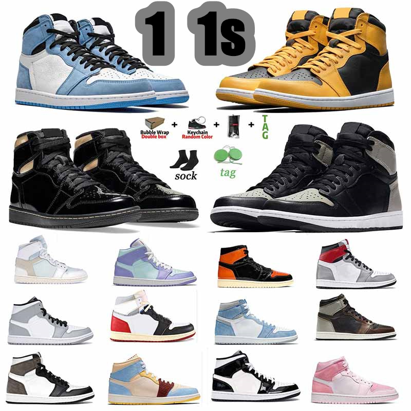Jumpman 1 1s Mens Basketball Shoes Seafoam University Blue UNC Hyper Royal Pollen Lightning 1s black mushroom Women Men Sports Sneakers Trainers, 27
Jumpman 1 1s Mens Basketball Shoes Seafoam University Blue UNC Hyper Royal Pollen Lightning 1s black mushroom Women Men Sports Sneakers Trainers, 27