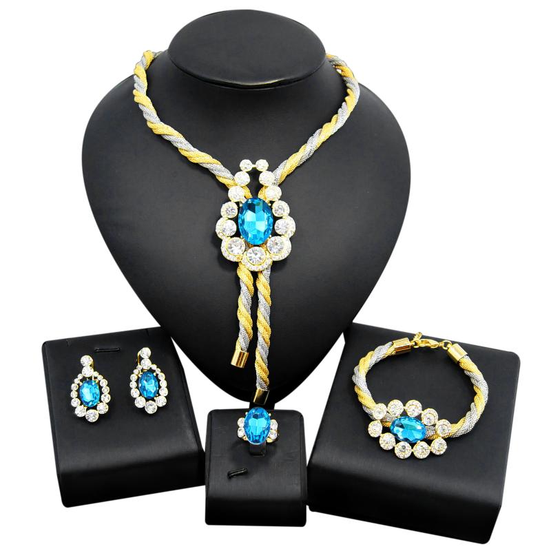 Earrings & Necklace Yulaili Fashion Crystal Pendant Stud Charm Bracelet Ring Dubai Jewelry Sets Vintage Accessories For Women, Silver
Earrings & Necklace Yulaili Fashion Crystal Pendant Stud Charm Bracelet Ring Dubai Jewelry Sets Vintage Accessories For Women, Silver