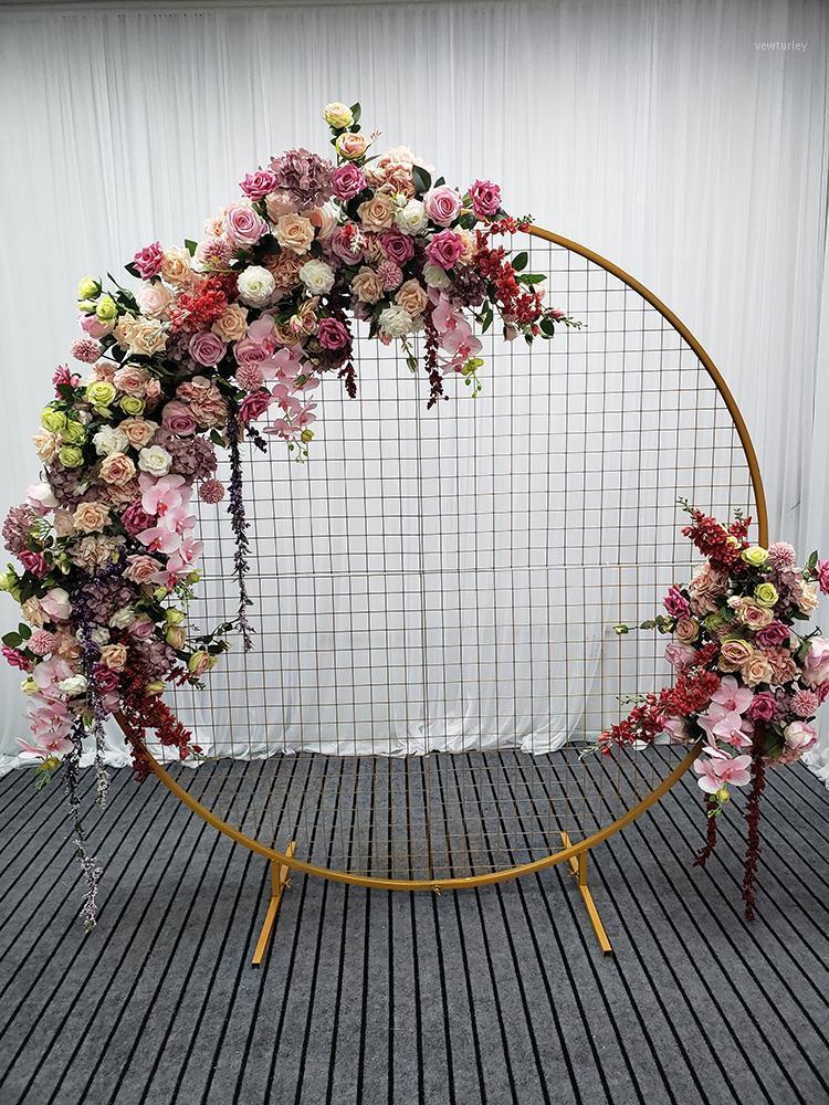 Party Decoration Wedding Artificial Flower Iron Arch Stand Floral Metal Grid Stage Background Shelf Silk Fake Flowers
Party Decoration Wedding Artificial Flower Iron Arch Stand Floral Metal Grid Stage Background Shelf Silk Fake Flowers