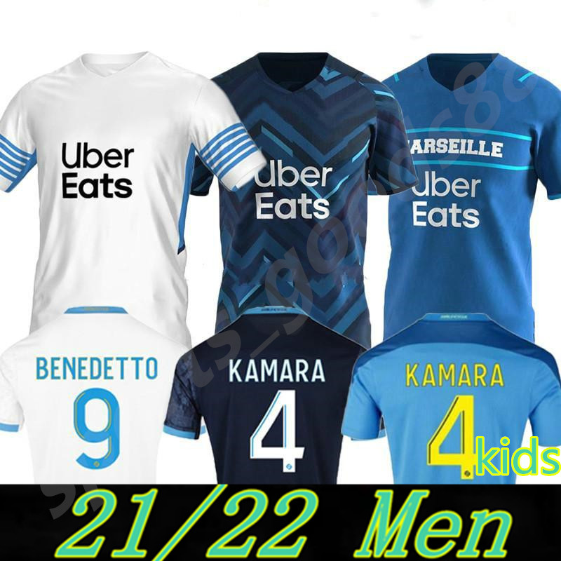 Marseille soccer jersey Olympique De 21 OM 2021 2022 maillot foot CUISANCE THAUVIN BENEDETTO KAMARA PAYET football shirts men + kids kit 999, Colour 1
Marseille soccer jersey Olympique De 21 OM 2021 2022 maillot foot CUISANCE THAUVIN BENEDETTO KAMARA PAYET football shirts men + kids kit 999, Colour 1