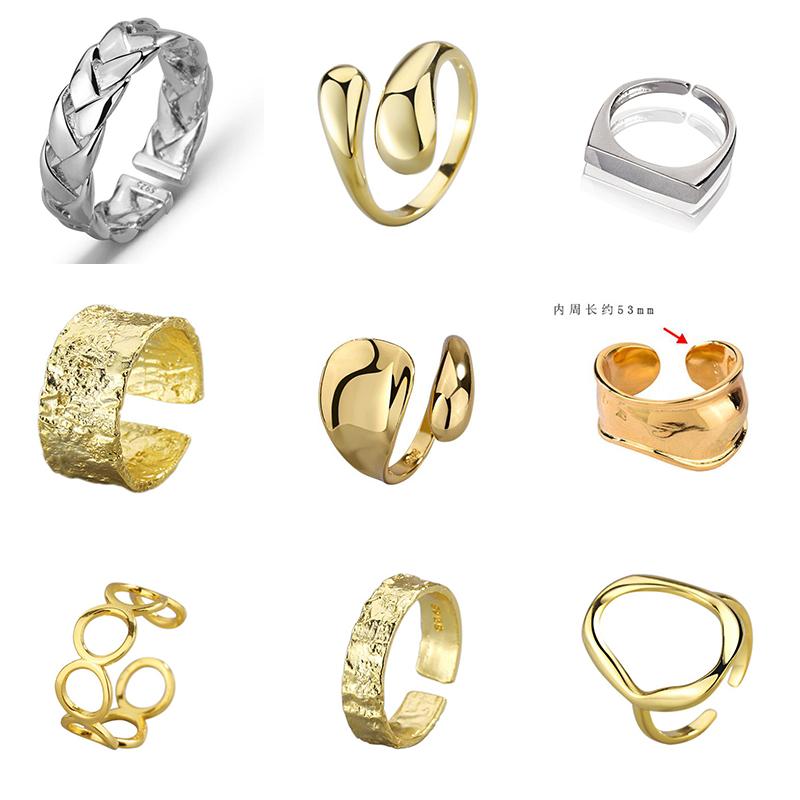 Wedding Rings Gold Silver Color Minimalist Glossy Wide Bump Open Geometric Finger For Women Men Couple Jewelry Valentine's Gifts
Wedding Rings Gold Silver Color Minimalist Glossy Wide Bump Open Geometric Finger For Women Men Couple Jewelry Valentine's Gifts