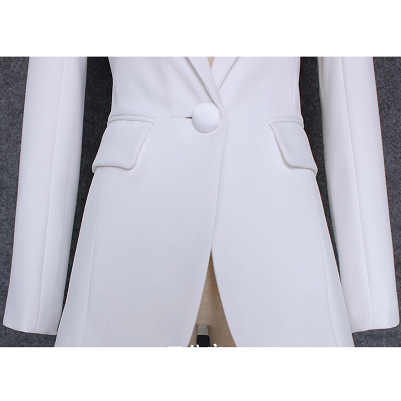 HIGH QUALITY New Fashion 2020 Blazer Jacket Women's Soaring Shoulders Single Button Blazer Outer Wear CX200819