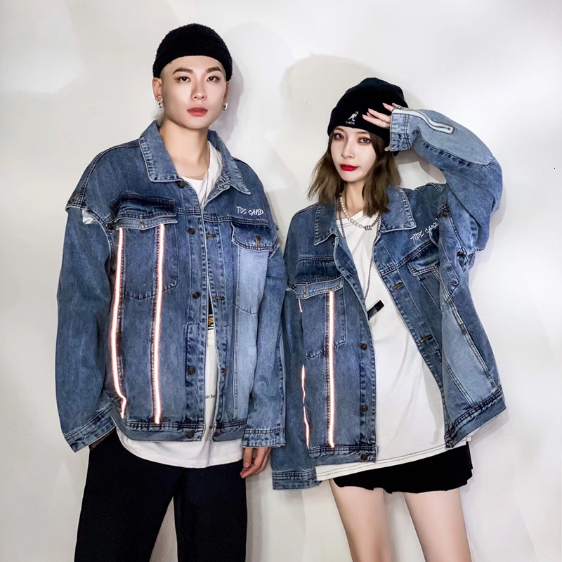 2021 New High Street Removable Striped Sleeves Denim Male and Female Oversize Washed Retro Casual Jacket 70g9, Blue
2021 New High Street Removable Striped Sleeves Denim Male and Female Oversize Washed Retro Casual Jacket 70g9, Blue