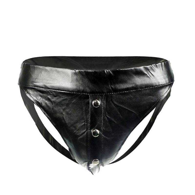 Underpants Men Sexy Underwear Metal Buckle Faux Leather Thong T-Pants Buttocks Briefs, Black;white
Underpants Men Sexy Underwear Metal Buckle Faux Leather Thong T-Pants Buttocks Briefs, Black;white