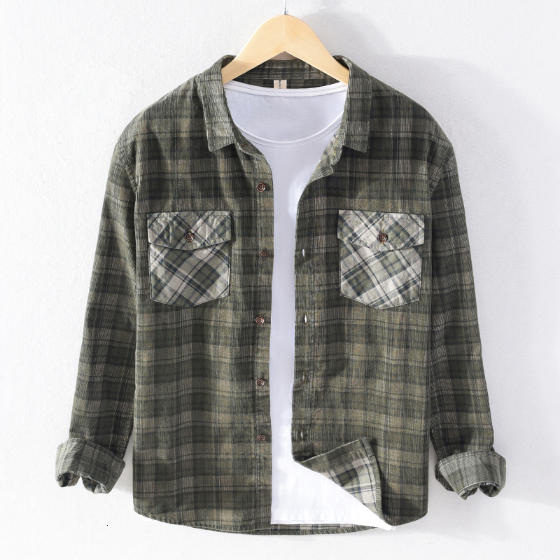 2021 100% Cotton Veet Shirt Casual Make for Comfortable Plaid Men's Overhemd Green Male Shirts J8fd, White
2021 100% Cotton Veet Shirt Casual Make for Comfortable Plaid Men's Overhemd Green Male Shirts J8fd, White
