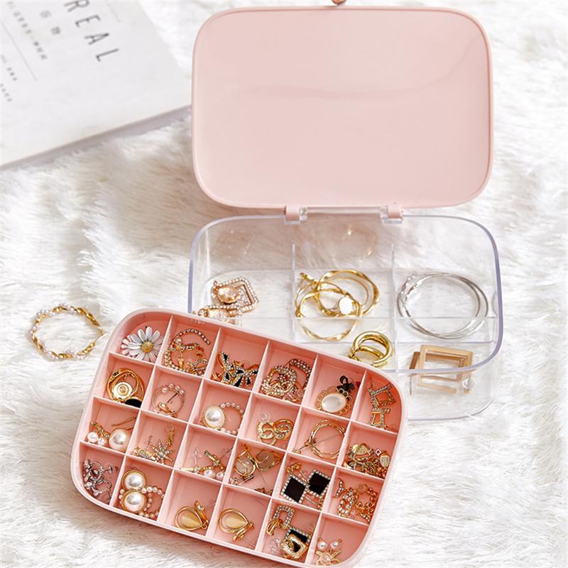 Jewelry Pouches, Bags 30 Grid Large Space Storage Box Multi-Layer Necklace Cosmetic Classification Accessory, Pink;blue
Jewelry Pouches, Bags 30 Grid Large Space Storage Box Multi-Layer Necklace Cosmetic Classification Accessory, Pink;blue