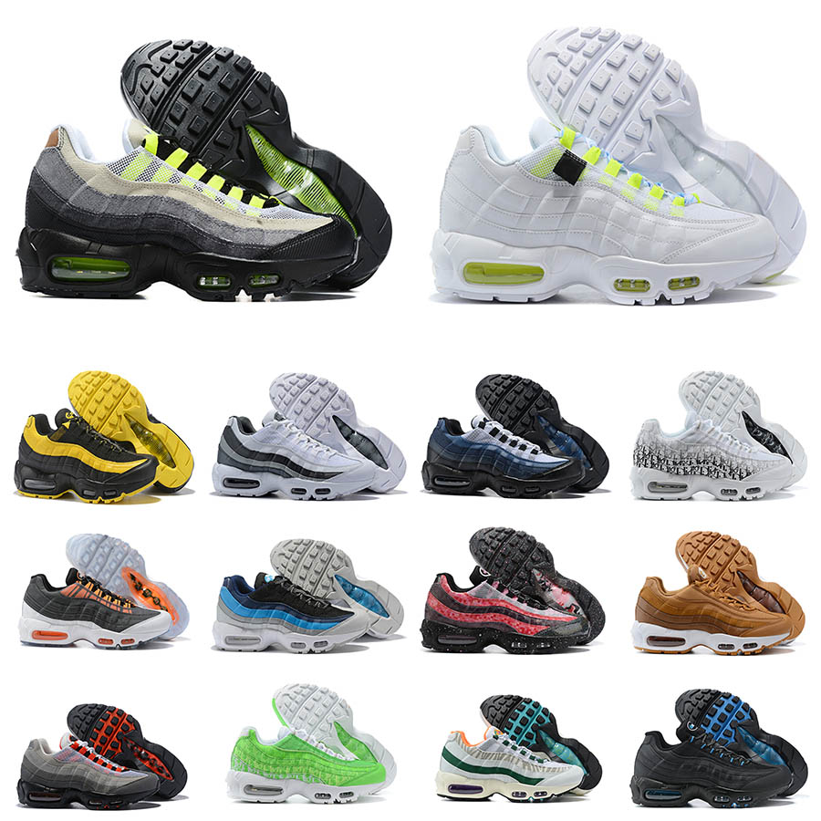 2021 95 Shoes Mens Athletic Shoes 95 OG Mens Women 95s Men Red Yellow Neon White Sneakers Sneakers Size 36-46, Shown
2021 95 Shoes Mens Athletic Shoes 95 OG Mens Women 95s Men Red Yellow Neon White Sneakers Sneakers Size 36-46, Shown