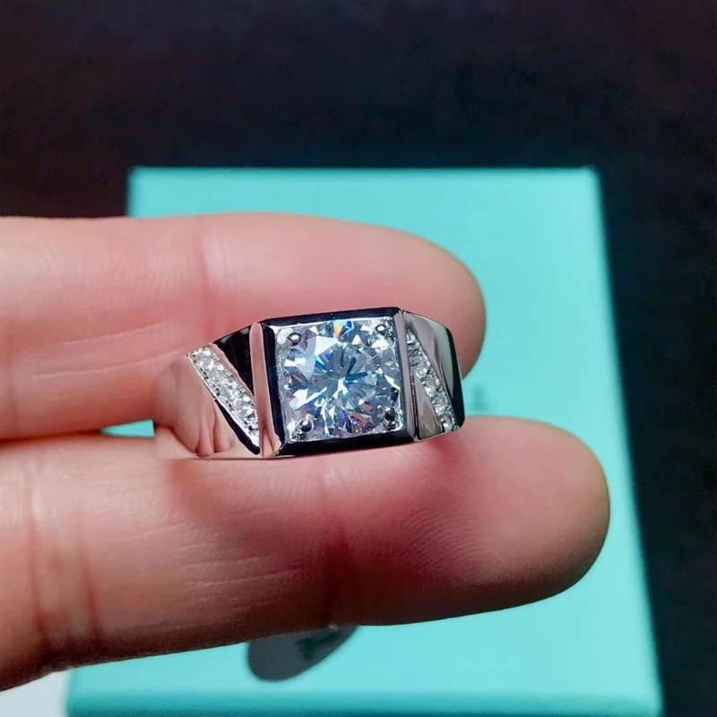 Cluster Rings Round Silver Moissanite Ring 2ct 8.00mm D VVS Luxury Weding For Mens, Golden;silver
Cluster Rings Round Silver Moissanite Ring 2ct 8.00mm D VVS Luxury Weding For Mens, Golden;silver