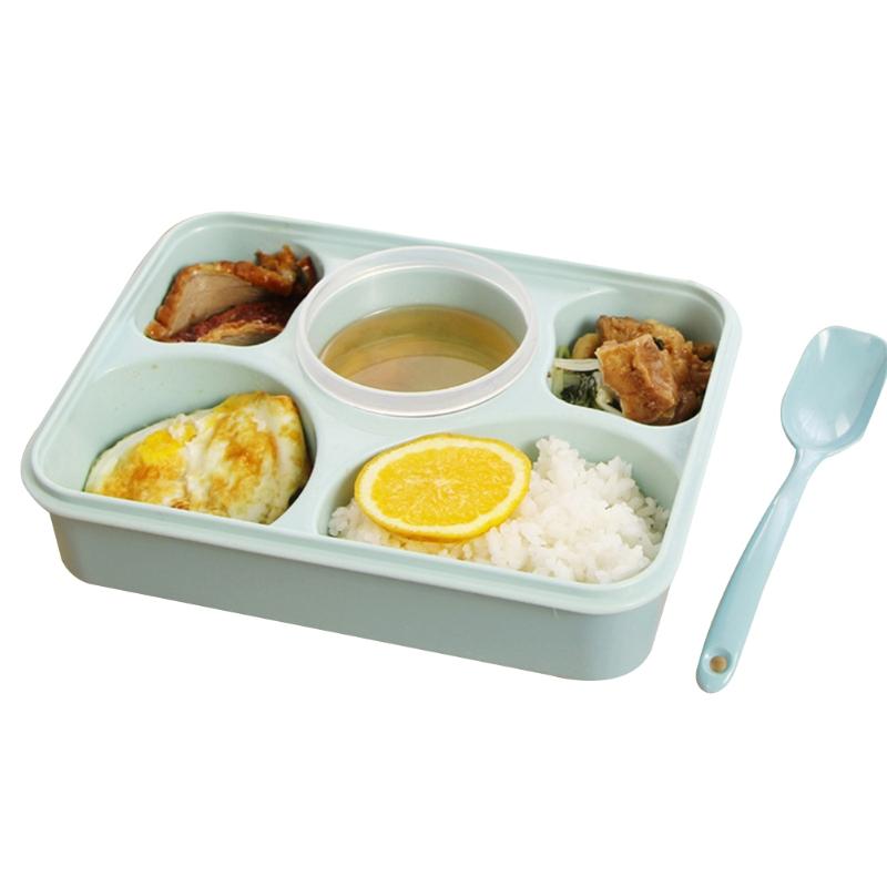 Dinnerware Sets 41XB 5 Grids Microwave Plastic Bento Lunch Box Sealed Plate Container With Lid
Dinnerware Sets 41XB 5 Grids Microwave Plastic Bento Lunch Box Sealed Plate Container With Lid