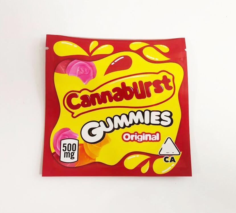 IN STOCK 500mg Empty Cannaburst Gummies TROPICAL Candy Packaging bag Aluminum Foil zipper Gummy sour Original Berry Tropcial
IN STOCK 500mg Empty Cannaburst Gummies TROPICAL Candy Packaging bag Aluminum Foil zipper Gummy sour Original Berry Tropcial