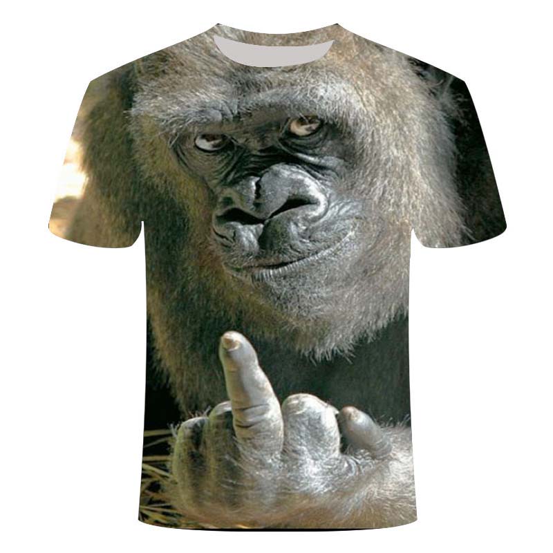 2020 mens t-shirt 3D printed animal monkey t-shirt short sleeve funny design casual top t-shirt male, White;black
2020 mens t-shirt 3D printed animal monkey t-shirt short sleeve funny design casual top t-shirt male, White;black