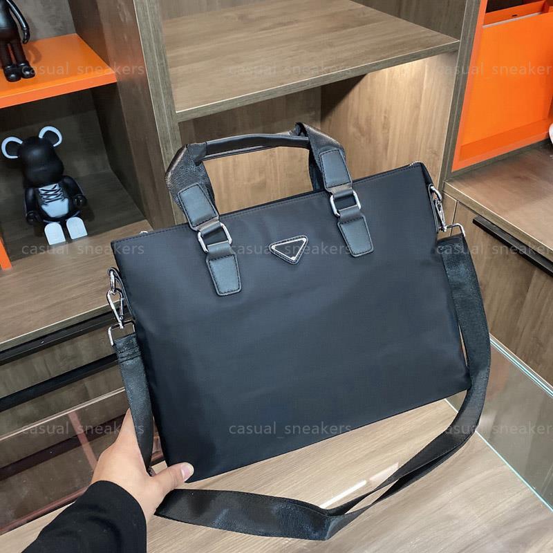 Men Dress Laptop Bags Fashion Briefcases Bag Triple Black Nylon and Leather Tote Bags Mens Computer Totes with Shoulder Business Casual
Men Dress Laptop Bags Fashion Briefcases Bag Triple Black Nylon and Leather Tote Bags Mens Computer Totes with Shoulder Business Casual