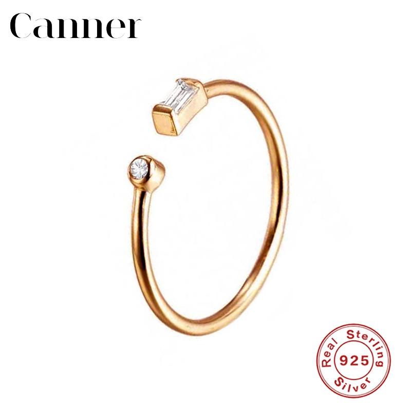 Cluster Rings Simple Personality 925 Sterling Silver Minimalist Geometric Rectangular Round Hipster Opening Zircon Ring Adjustable, Golden;silver
Cluster Rings Simple Personality 925 Sterling Silver Minimalist Geometric Rectangular Round Hipster Opening Zircon Ring Adjustable, Golden;silver